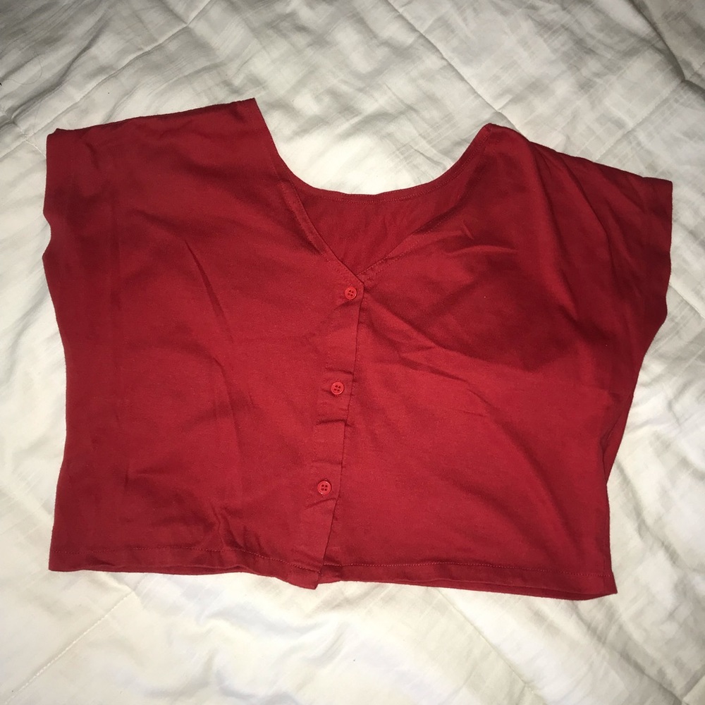 Vintage boxy crop top